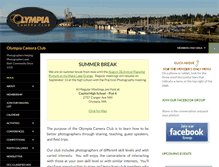Tablet Screenshot of olympiacameraclub.org